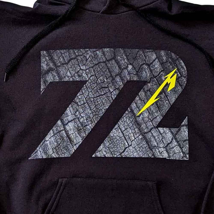 Rock Off officially licensed products Metallica Hoodie 72 Seasons Charred Band Logo Official Mens Black Pullover