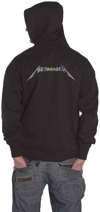 Rock Off officially licensed products Metallica Hoodie 72 Seasons Charred Band Logo Official Mens Black Pullover