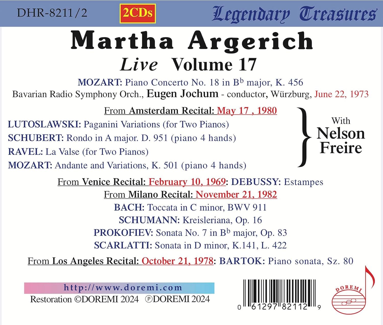 Martha Argerich: Live - Volume 17