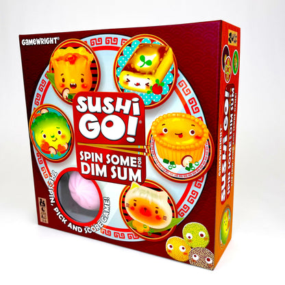 Gamewright | Sushi Go! Spin Some for Dim Sum | Family Game | Ages 8+ | 2-6 Players | 20 Minutes Playing Time