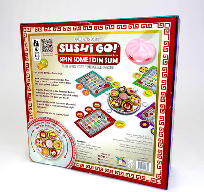 Gamewright | Sushi Go! Spin Some for Dim Sum | Family Game | Ages 8+ | 2-6 Players | 20 Minutes Playing Time