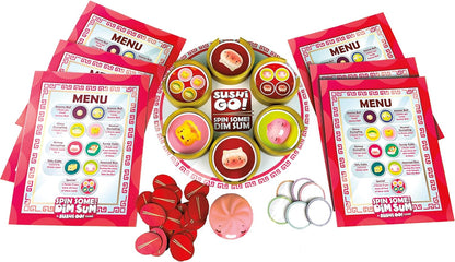 Gamewright | Sushi Go! Spin Some for Dim Sum | Family Game | Ages 8+ | 2-6 Players | 20 Minutes Playing Time