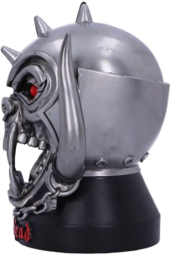 Nemesis Now Offically Licensed Motorhead Warpig Snaggletooth Bookends, Silver, 18cm