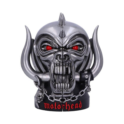 Nemesis Now Offically Licensed Motorhead Warpig Snaggletooth Bookends, Silver, 18cm