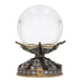 Nemesis Now Officially Licensed Harry Potter Wand Crystal Ball & Holder 16cm, Resin, Silver