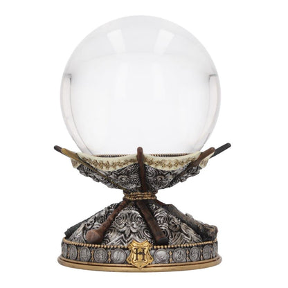 Nemesis Now Officially Licensed Harry Potter Wand Crystal Ball & Holder 16cm, Resin, Silver