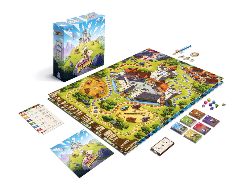 Blue Cocker Games | Medieval Academy | Family Board Game | Ages 8+ | 1-5 Players | 30 Minutes Playing Time