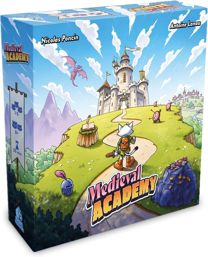 Blue Cocker Games | Medieval Academy | Family Board Game | Ages 8+ | 1-5 Players | 30 Minutes Playing Time