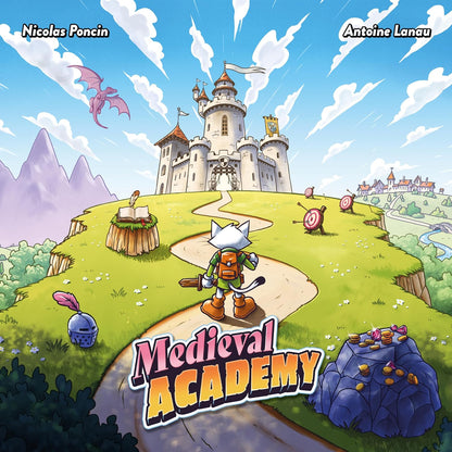 Blue Cocker Games | Medieval Academy | Family Board Game | Ages 8+ | 1-5 Players | 30 Minutes Playing Time