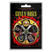 Guns N Roses Logo 4 Ply Yarn (Pack of 5) (One Size) (Black/Gold/Red