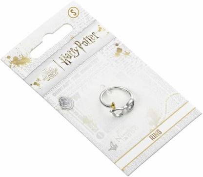 Harry Potter Stainless Steel Lightning Bolt and Glasses Ring - Size Small, zzzz-s, Stainless Steel