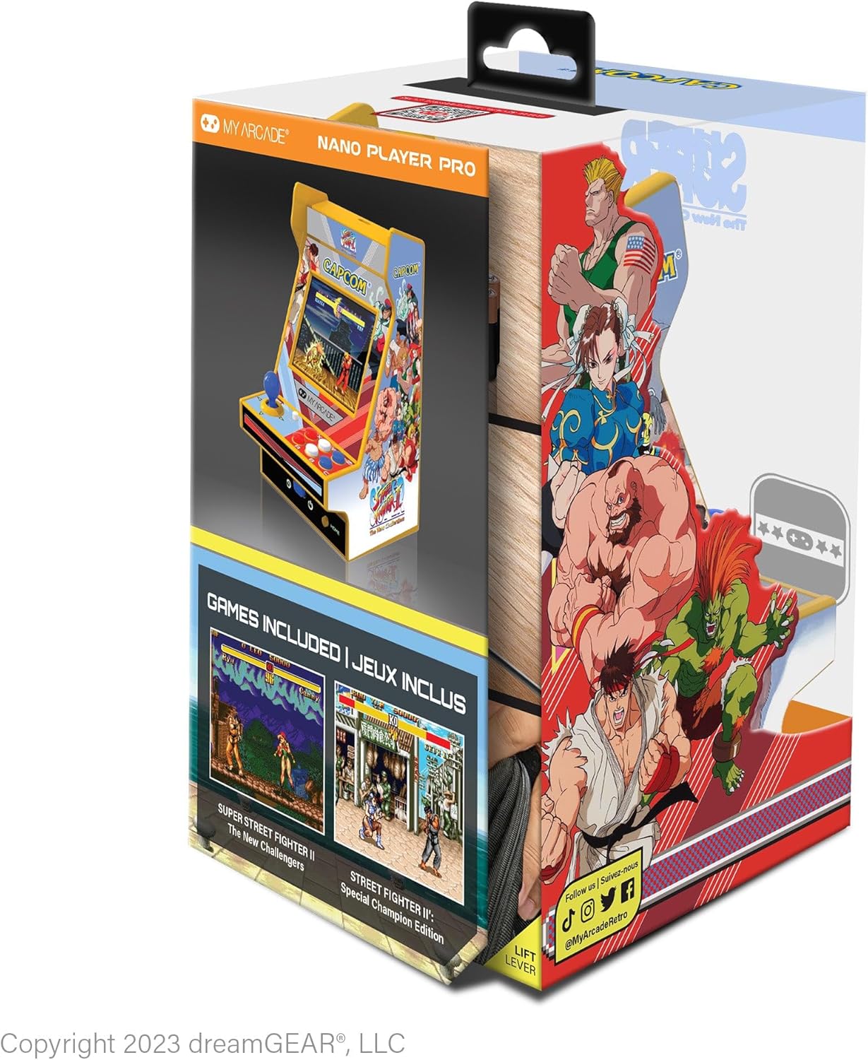 My Arcade Super Street Fighter II Nano Player Portable Retro Arcade (2 GAMES IN 1