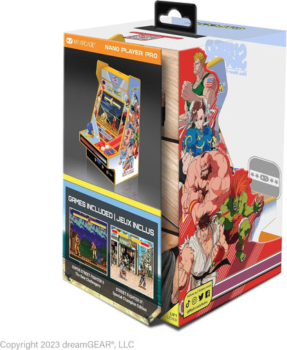 My Arcade Super Street Fighter II Nano Player Portable Retro Arcade (2 GAMES IN 1