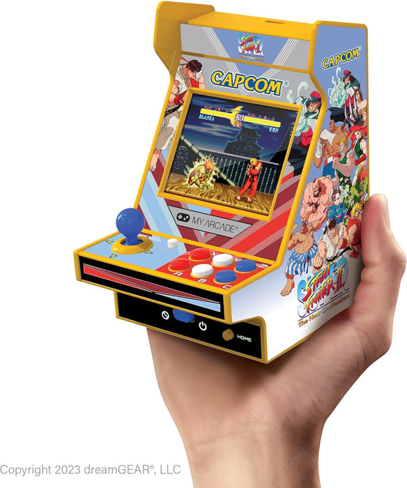 My Arcade Super Street Fighter II Nano Player Portable Retro Arcade (2 GAMES IN 1