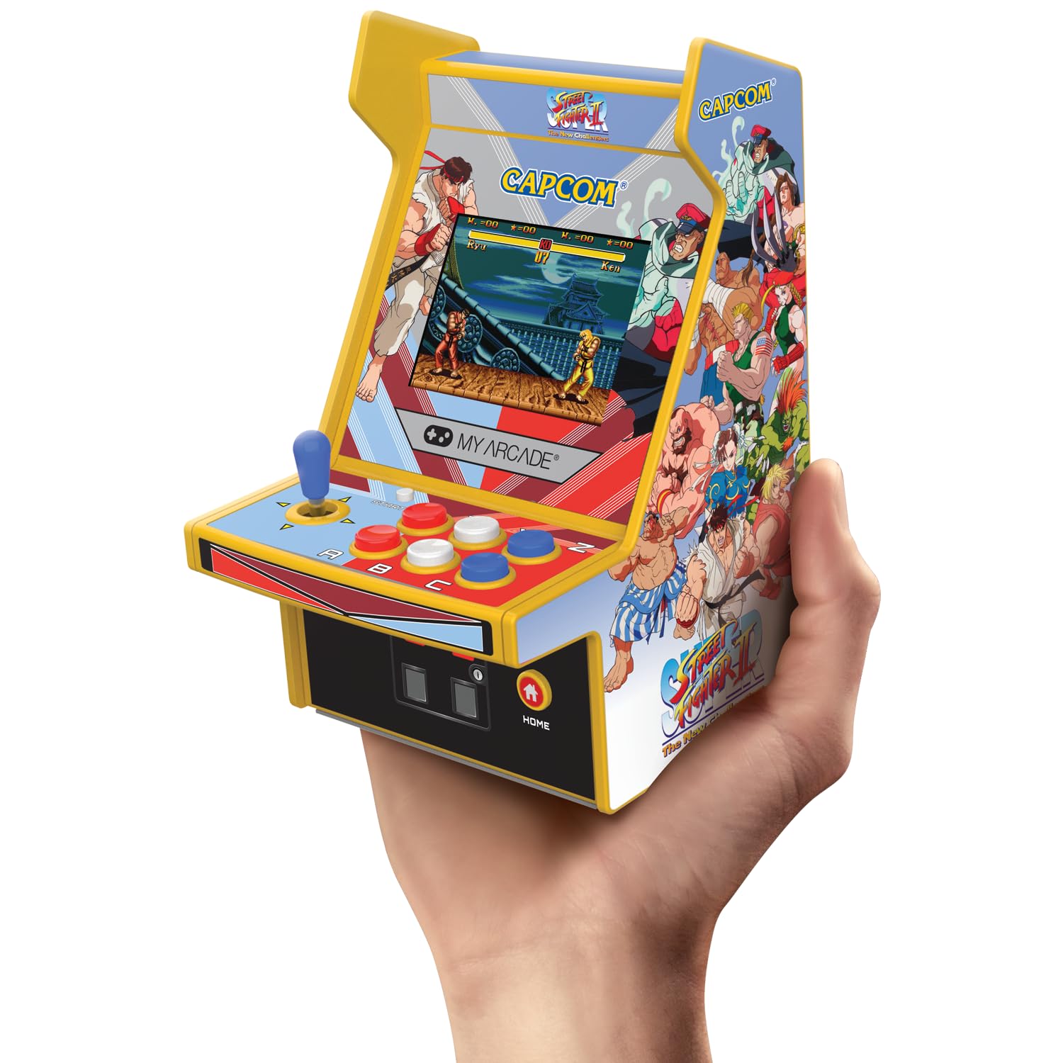 MICRO PLAYER PRO 2,75" SUPER STREET FIGHTER II PORTABLE RETRO ARCADE (2 GIOCHI IN 1