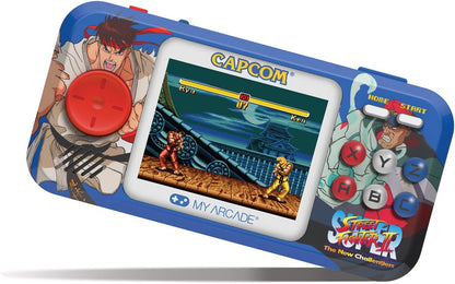 My Arcade Super Street Fighter II Pocket Player Pro Handheld Portable Gaming System (2 GAMES IN 1