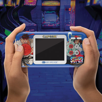 My Arcade Super Street Fighter II Pocket Player Pro Handheld Portable Gaming System (2 GAMES IN 1