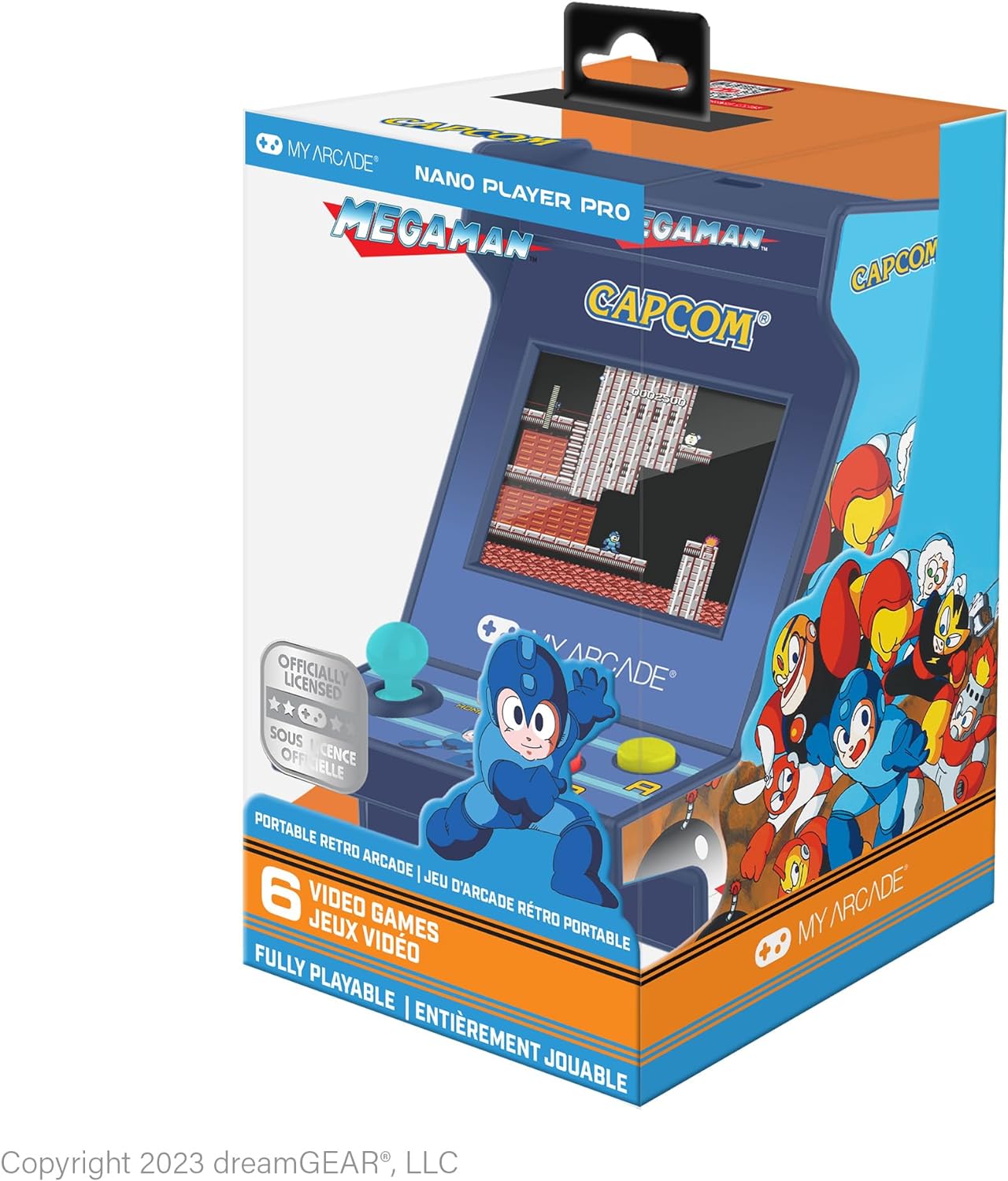 My Arcade Mega Man Nano Player Pro Portable Retro Arcade (6 GAMES IN 1
