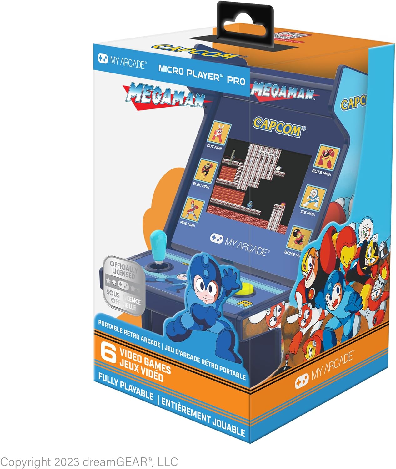 My Arcade DGUNL-4189 Mega Man Micro Player Pro Portable Retro Arcade (6 GAMES IN 1