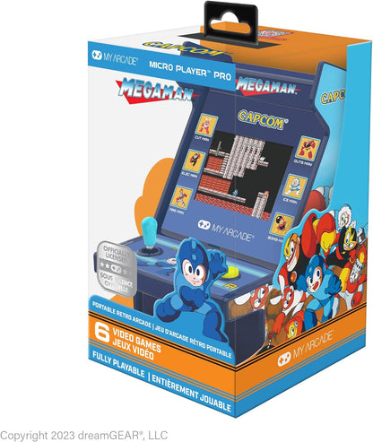 My Arcade DGUNL-4189 Mega Man Micro Player Pro Portable Retro Arcade (6 GAMES IN 1