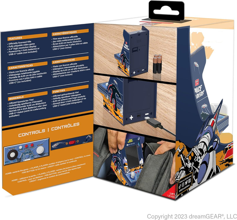 NANO PLAYER PRO 2,4" SPACE INVADERS PORTABLE RETRO ARCADE