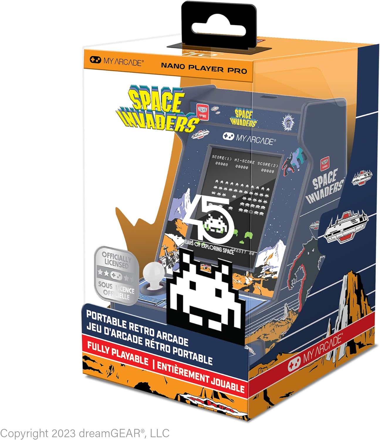 NANO PLAYER PRO 2,4" SPACE INVADERS PORTABLE RETRO ARCADE