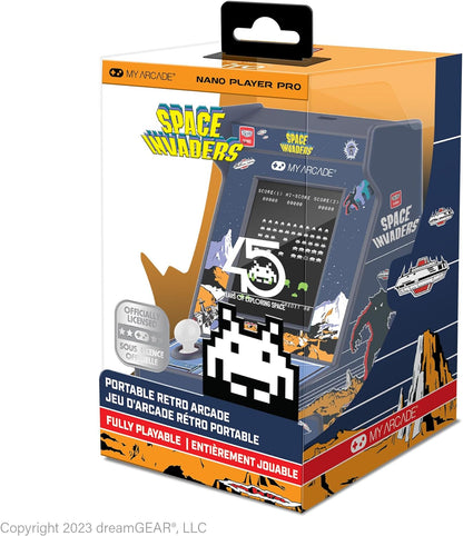 NANO PLAYER PRO 2,4" SPACE INVADERS PORTABLE RETRO ARCADE