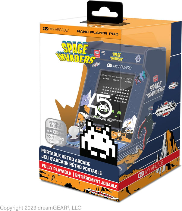 NANO PLAYER PRO 2,4" SPACE INVADERS PORTABLE RETRO ARCADE