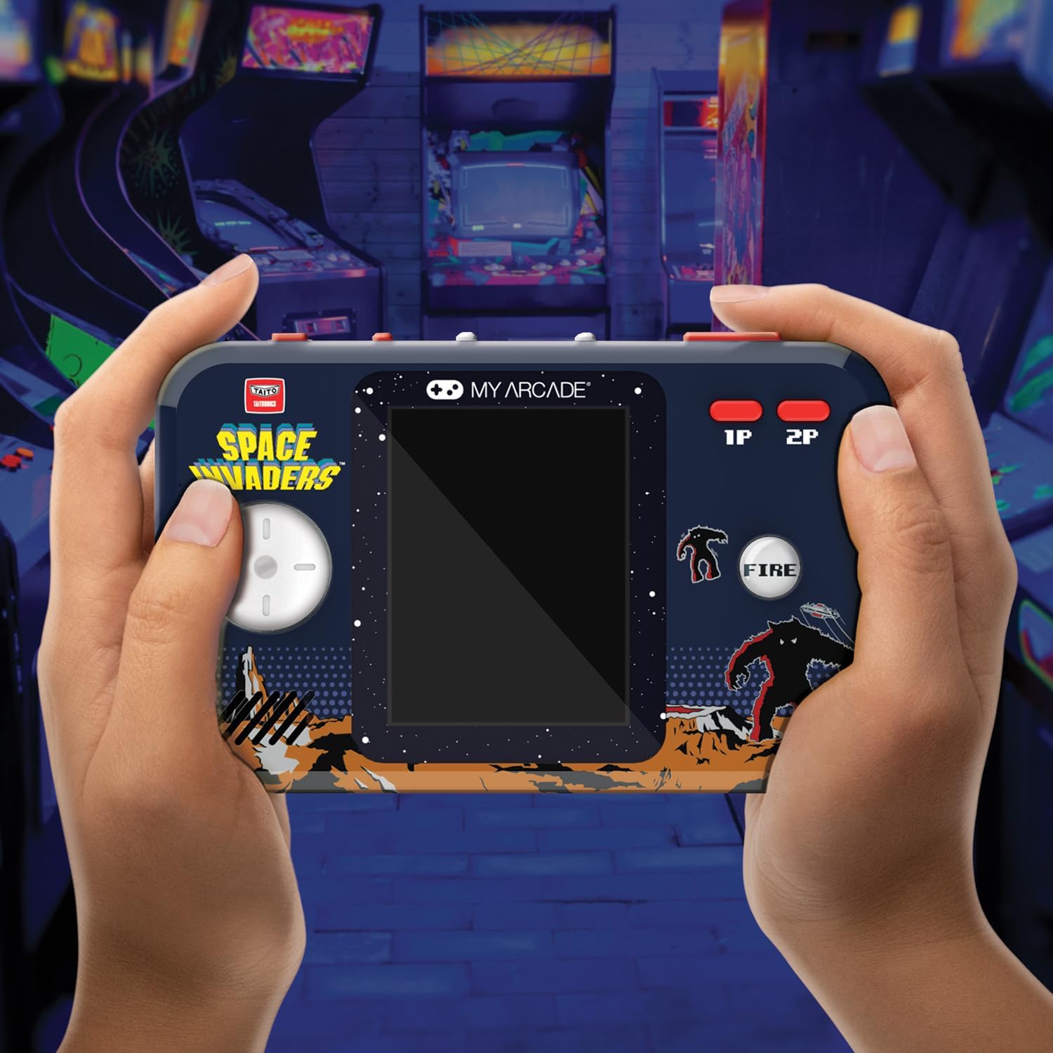 My Arcade Space Invaders Pocket Player Pro Handheld Portable Gaming System