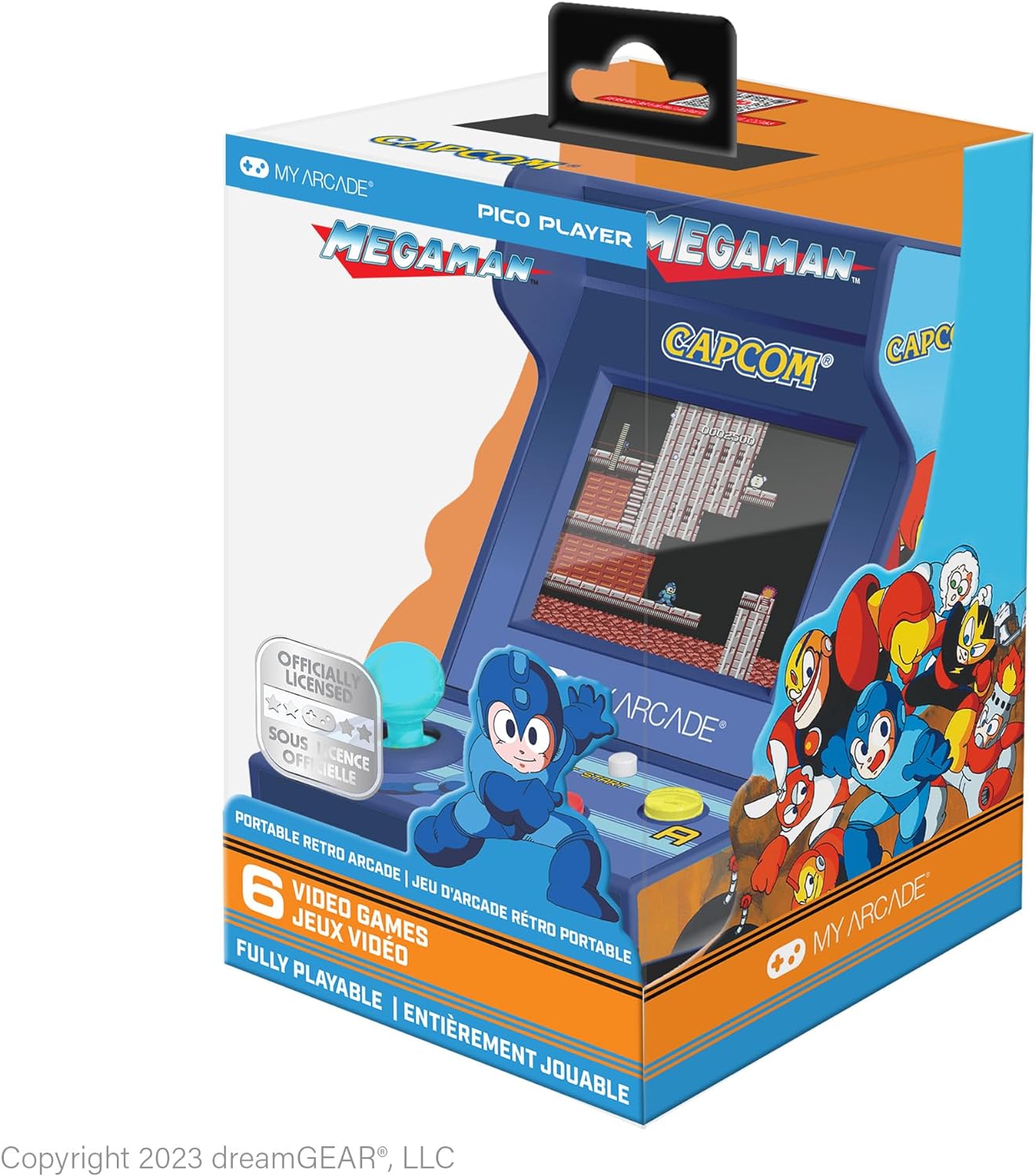 My Arcade Mega Man Pico Player Portable Retro Arcade (6 GAMES IN 1