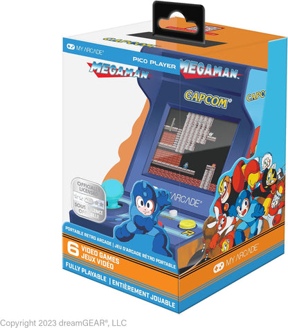 My Arcade Mega Man Pico Player Portable Retro Arcade (6 GAMES IN 1