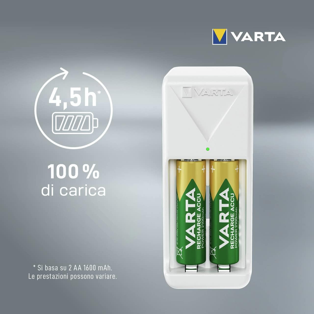 Mini Charger + 2X Aa