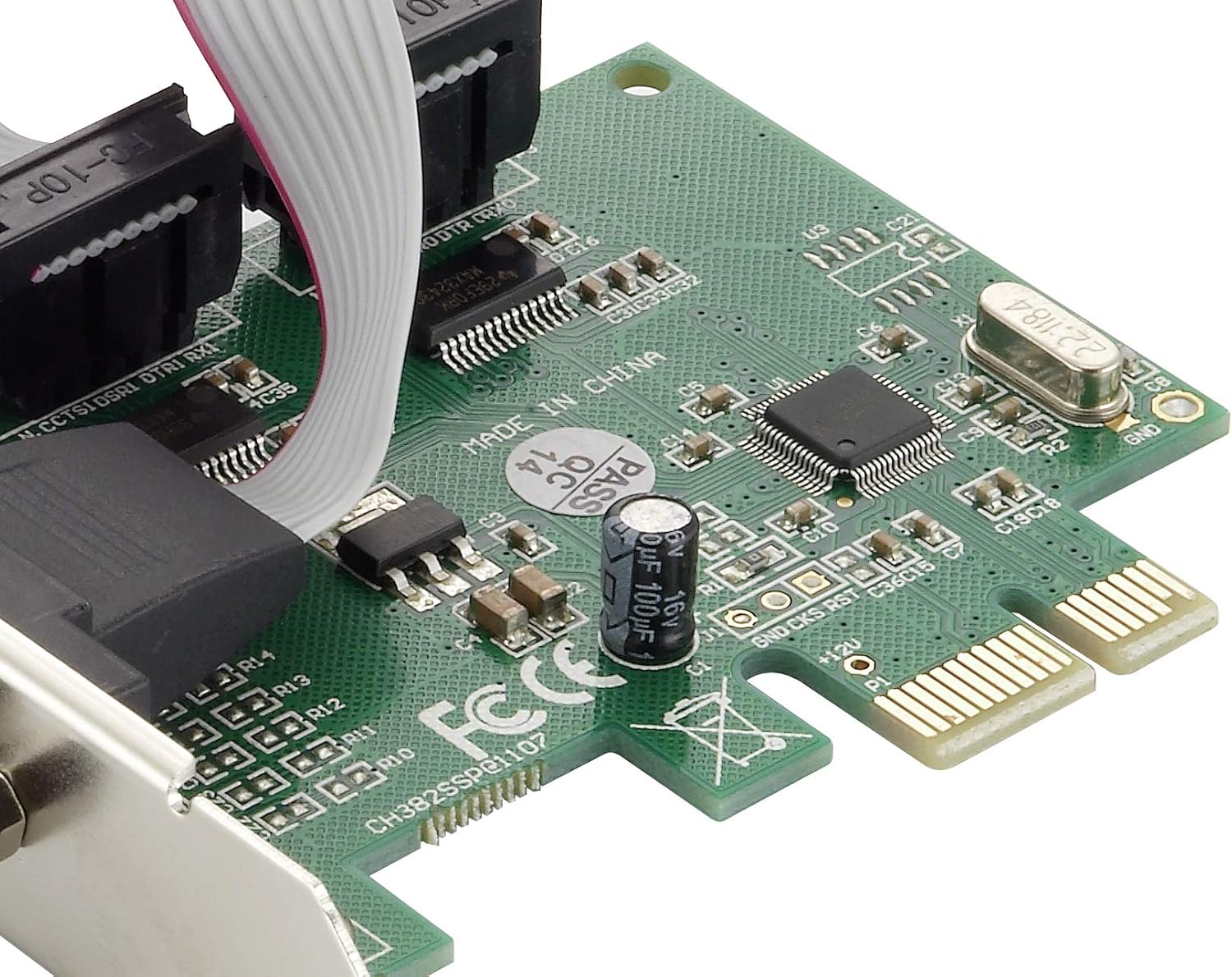 Conceptronic Serial 2-Port PCI Express Card