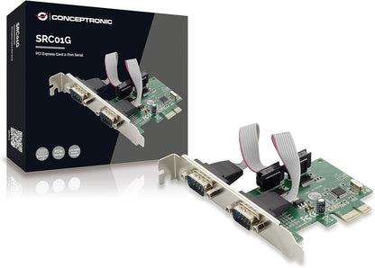 Conceptronic Serial 2-Port PCI Express Card