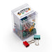 30 Coloured Paperweights 19mm Clear Tin