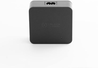 Celly, Power Station Line Black Label, Power Bank with 4 USB ports and 1 USB-C port, Power Delivery Technology and Qualcomm QC30, Simultaneous Charge Up to 5 Devices, Desktop Charger