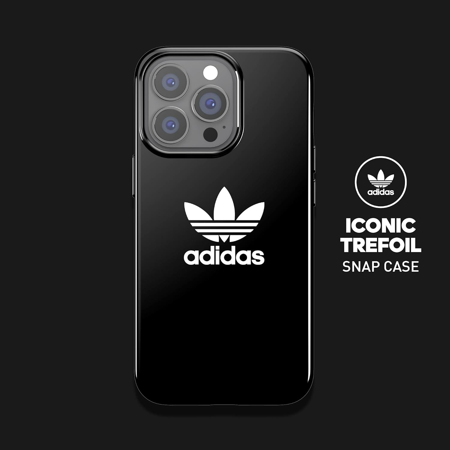 adidas Cover progettata per iPhone 13 Pro 6.1, resistente alle cadute, bordi rialzati, cover originale, colore: