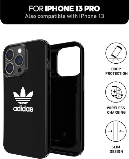 adidas Cover progettata per iPhone 13 Pro 6.1, resistente alle cadute, bordi rialzati, cover originale, colore: