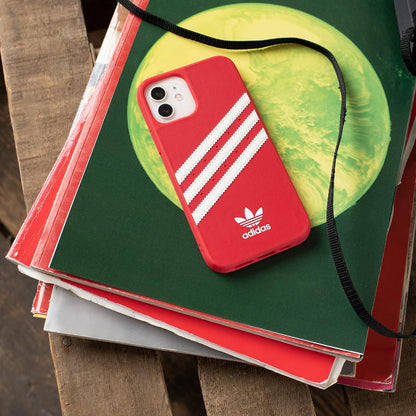 adidas Case Designed for iPhone 13 Pro 6.1, Drop-Tested Cases, Shockproof Raised Edges, Original Protective Case, Scarlet Red