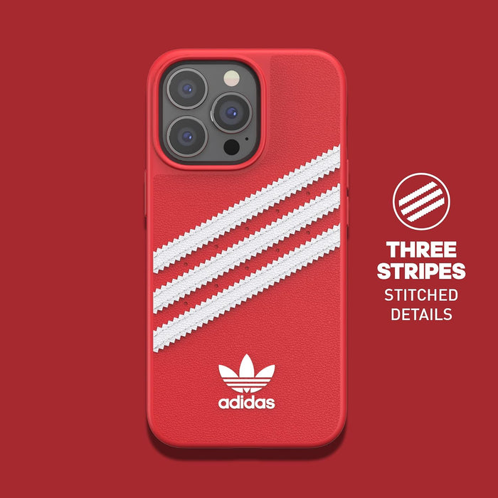 adidas Case Designed for iPhone 13 Pro 6.1, Drop-Tested Cases, Shockproof Raised Edges, Original Protective Case, Scarlet Red