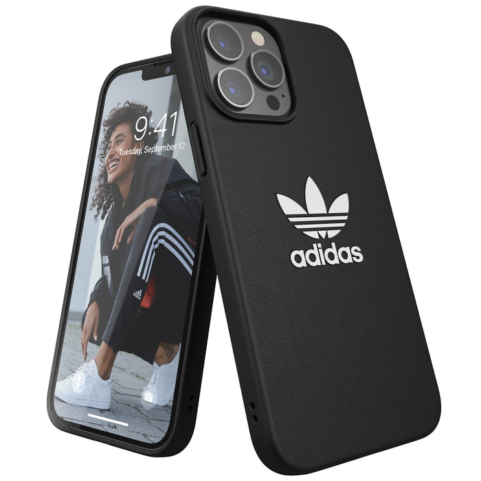 adidas Case Designed for iPhone 13 Pro Max 6.7, Drop Tested Cases, Shockproof Raised Edges, Original Protective Case, Black and White