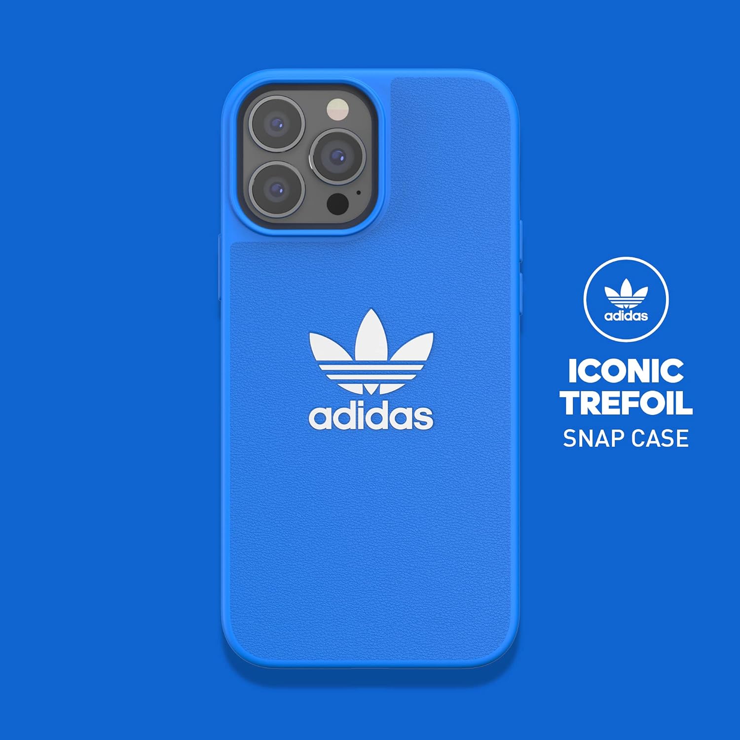 adidas iPhone 13 Pro Max 6.7 Case, Shockproof Case Raised Edges Original Protective Case Bird Blue