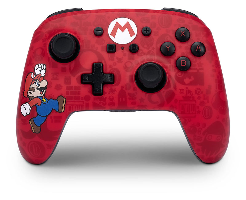 PowerA Enhanced Wireless Controller for Nintendo Switch - Here We Go Mario