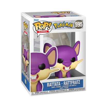 Funko POP! Games: Pokemon - Rattata - Collectable Vinyl Figure - Gift Idea - Official Merchandise - Toys for Kids & Adults - Video Games Fans - Model Figure for Collectors and Display