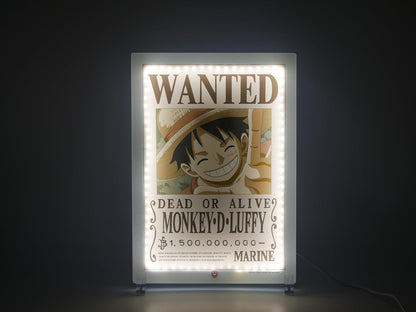 ONE PIECE - Luffy - Neon Mural Led - 30 cm