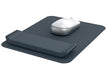 Leitz Ergo Mouse Pad with Adjustable Wrist Rest, Two Height Settings, Velvet Grey/White Computer Mouse Mat, 65170089