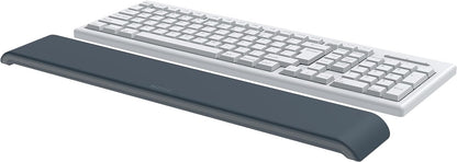 Leitz Ergo Handgelenkauflage für Tastatur, Schaumstoffgepolsterte Handgelenkstütze, Für Links- und Rechtshänder, Verbessert Haltung & Durchblutung, Ergo-Serie, Samtgrau, 65230089