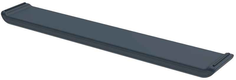 Leitz Ergo Handgelenkauflage für Tastatur, Schaumstoffgepolsterte Handgelenkstütze, Für Links- und Rechtshänder, Verbessert Haltung & Durchblutung, Ergo-Serie, Samtgrau, 65230089