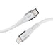 Intenso USB C315L USB C to Lightning Data and Charging Cable, Power Delivery with Up to 60 Watt, Nylon, 1.5 m, White