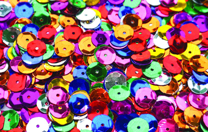 1 CM DIA. SEQUIN PACK - 100 GRAMS